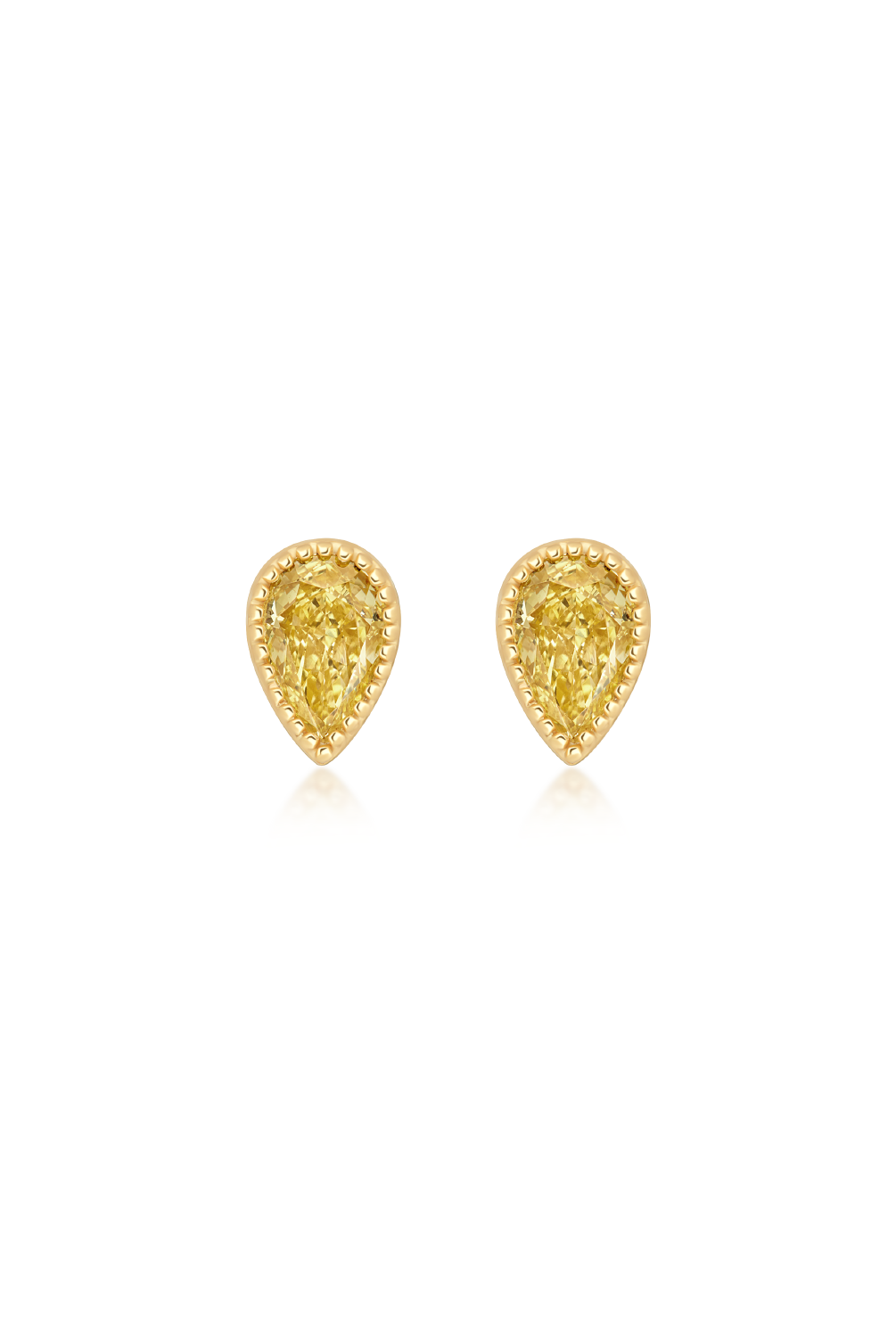 Olivia Stud Earring Marigold Yellow