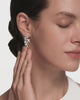 Starlight Cascade Earrings Glacier White