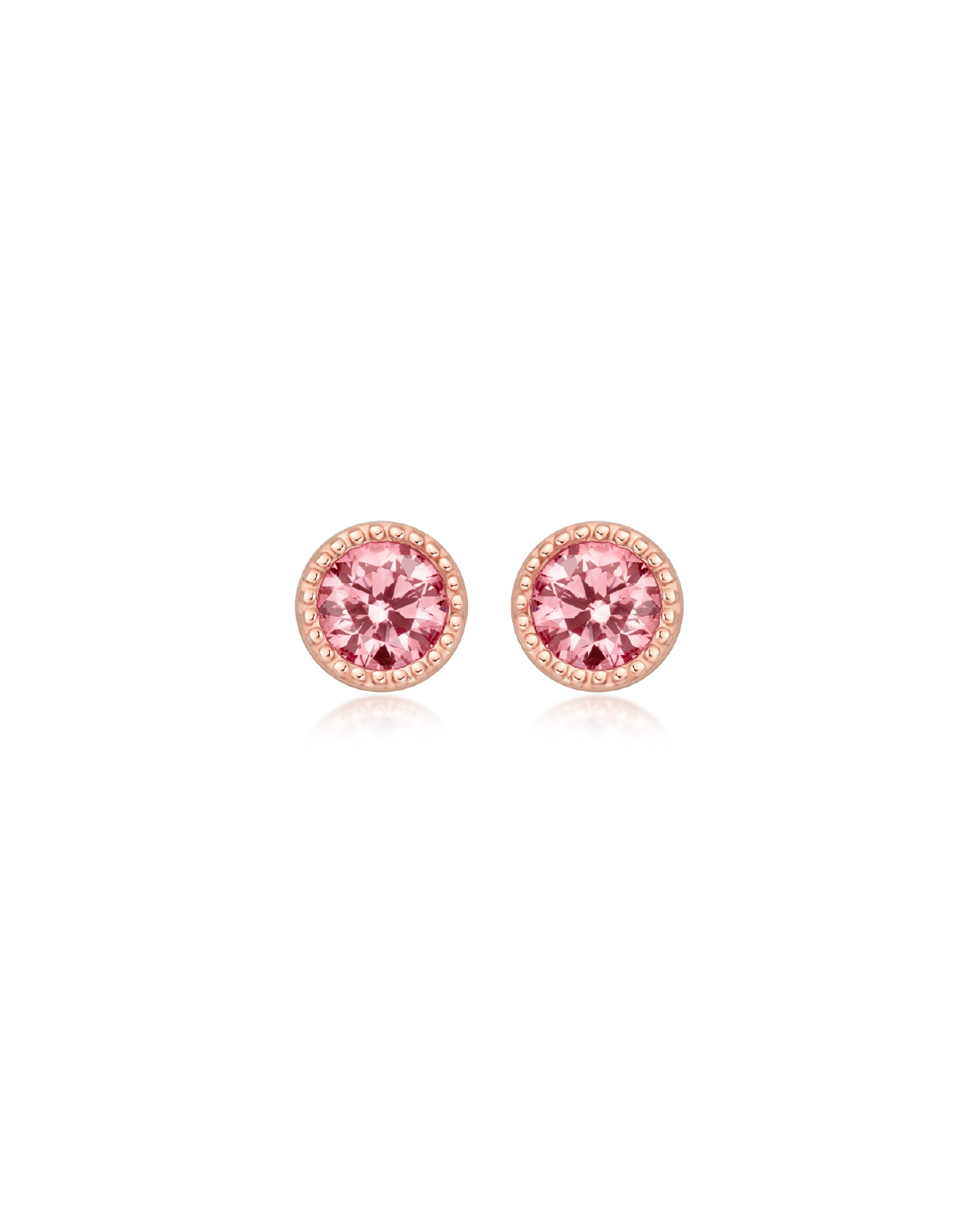 Stellar Stud Earring Peony Pink