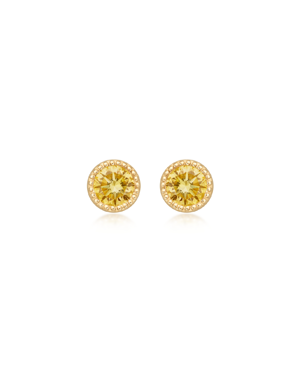 Stellar Stud Earring Marigold Yellow