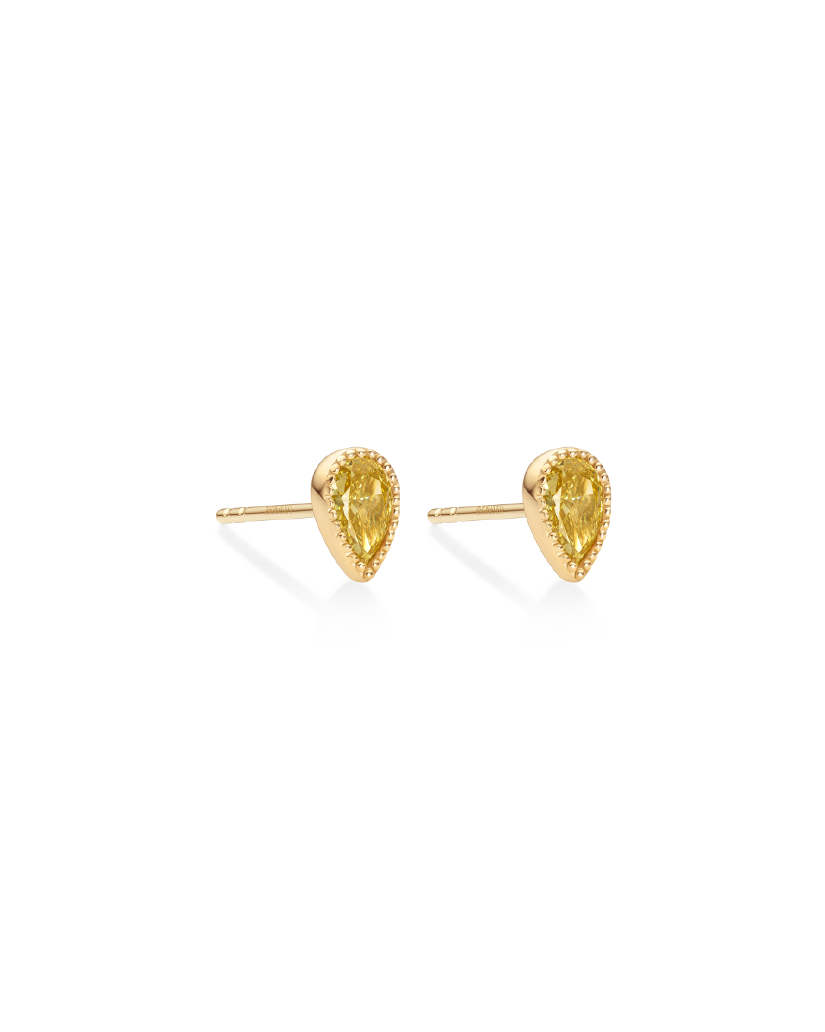 Olivia Stud Earring Marigold Yellow