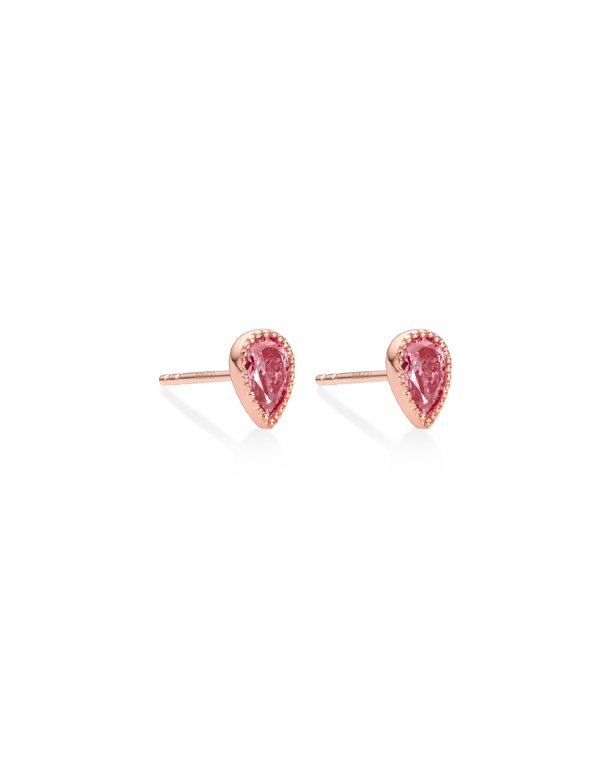 Olivia Stud Earring Peony Pink