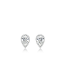 Olivia Stud Earring Glacier White