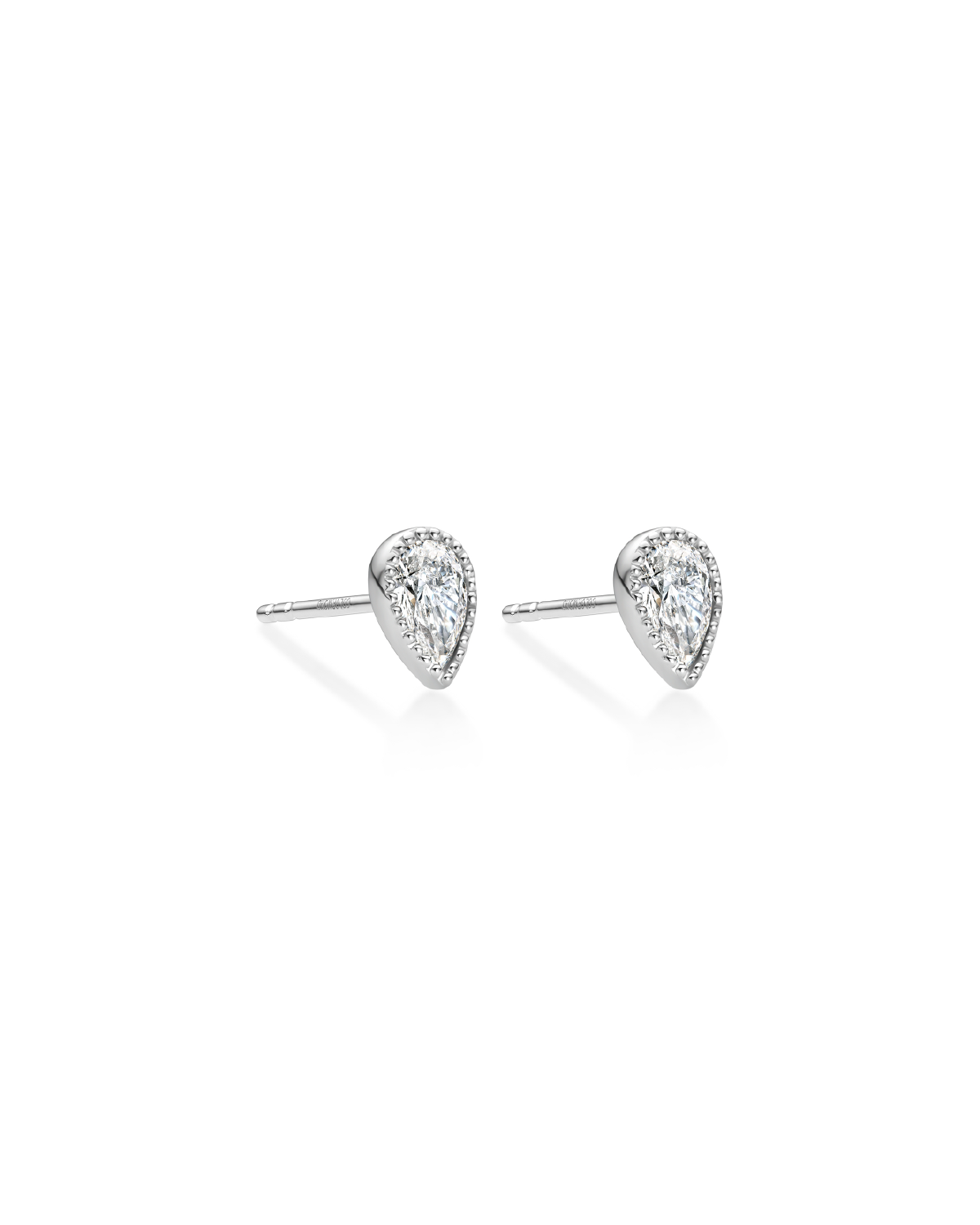 Olivia Stud Earring Glacier White